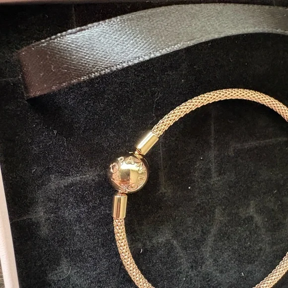Pandora Rose Gold Mesh Bracelet - Picture 3 of 4